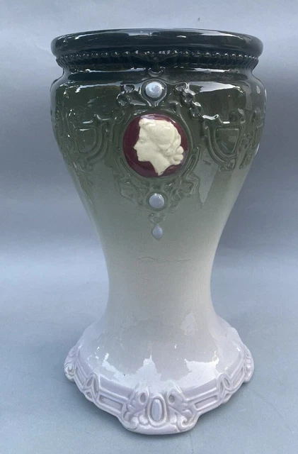 WELLER ART POTTERY Jewel Cameo Jardiniere Pedestal $329.00 - PicClick