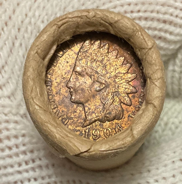Unsearched Old Estate Wheat Penny Roll Indian Head Old Vintage Cents Silver Dime
