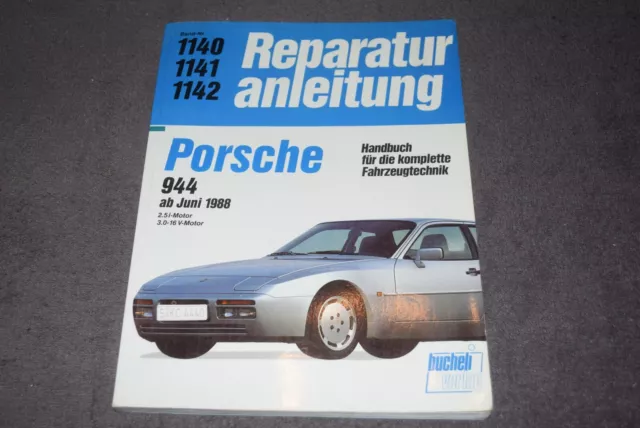 Istruzioni di riparazione manuale di riparazione Porsche 944/944 S2 dal 1981 molto buono