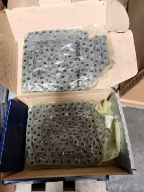 Renold 2X120 Link 10'  RIV Roller Chain 120/1-3/4 in Pitch Riveted Carbon Steel