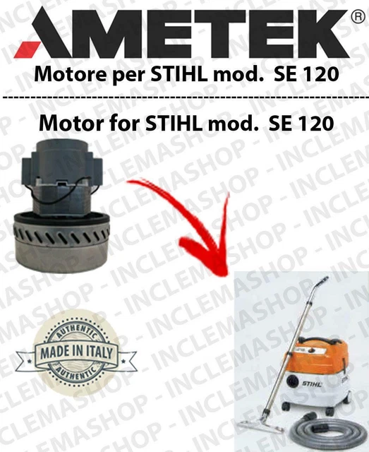 Turbine Moteur d'aspiration Ametek 1100 W 230 V pour Kärcher NT27/1