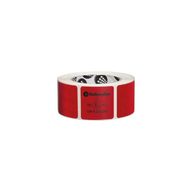 Lampa Value, nastro segnaletico di sicurezza per superfici telonate 12,5 m Rosso