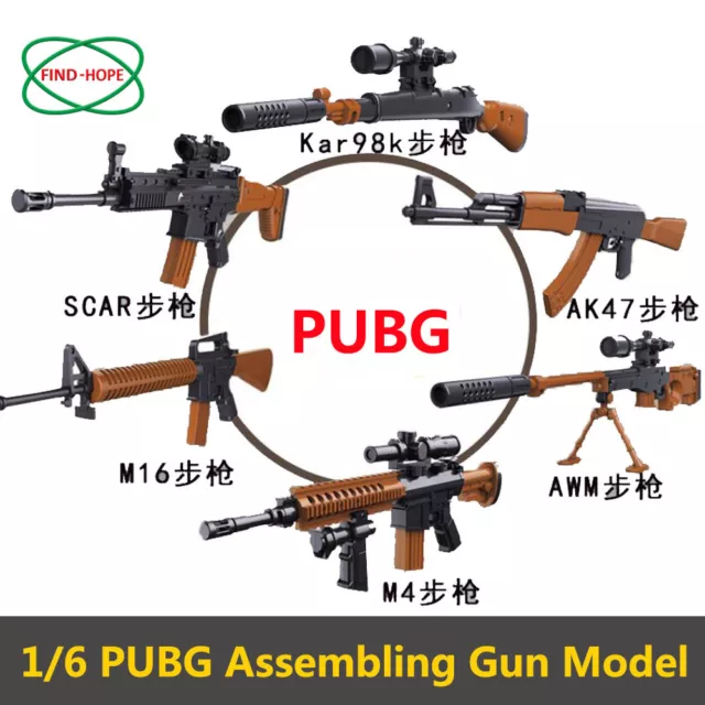 MG42 Toy Gun Model Assembly Puzzles, Building Bricks, Soldado