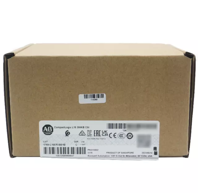 Allen-Bradley 1769-L16ER-BB1B CompactLogix 384KB DI/O Controller Factory Sealed