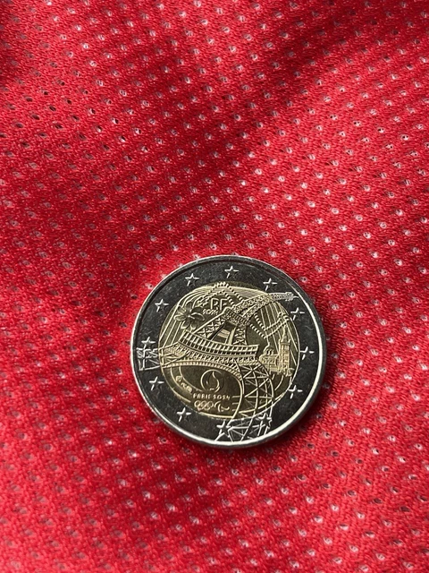 Pochette/fanion Soie Paris Jeux Olympiques 1924 – Encadrée – Rare (JO 2024)