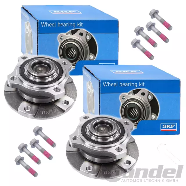 2x SKF RADLAGER-SATZ RADNABE VORNE passend für BMW 5er E60 E61 BMW 6er E63 E64