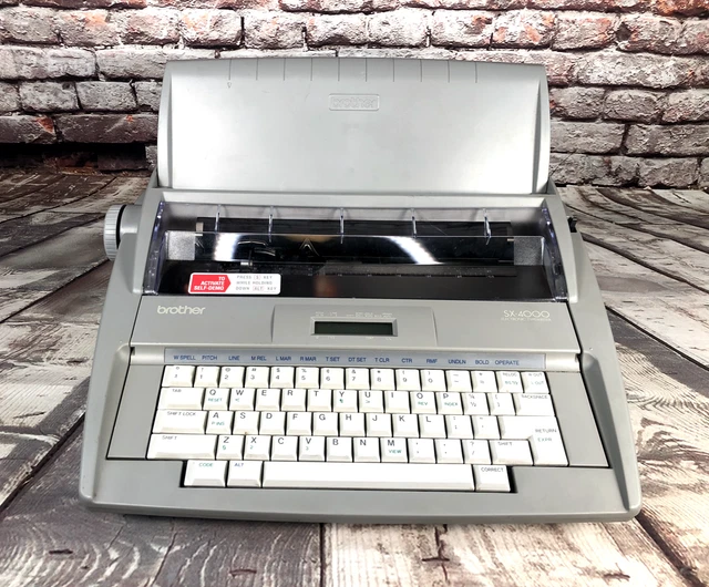 Brother SX-4000 LCD Digital Display Electronic Typewriter Tested