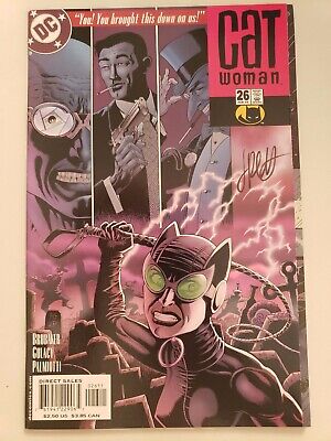 CATWOMAN #26 (2004) DC COMICS PAUL GULACY! AUTOGRAPHED by JIMMY PALMIOTTI by COA