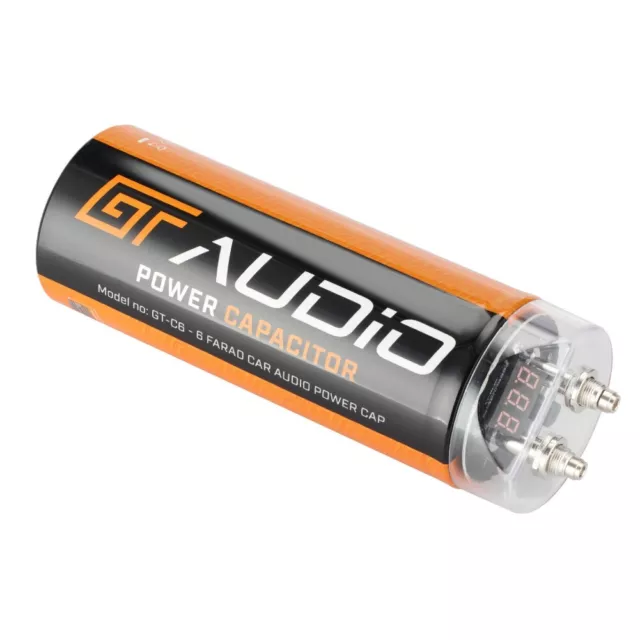 1 Gt Audio Bass Face GTC/6 Condensateur à Partir De 2 Farad Enceinte Jusqu'À