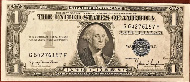 1935 Series D $1.00 Silver Certificate - AU