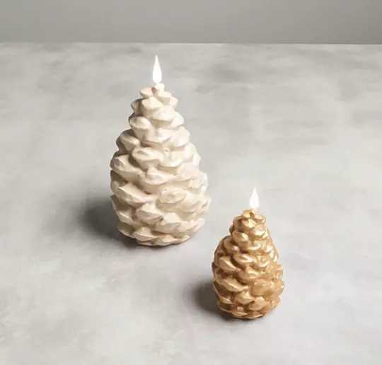 NEW 3D Pine Cone Silicone Molds SET, Christmas Tree Pine Cone Candle mold 3