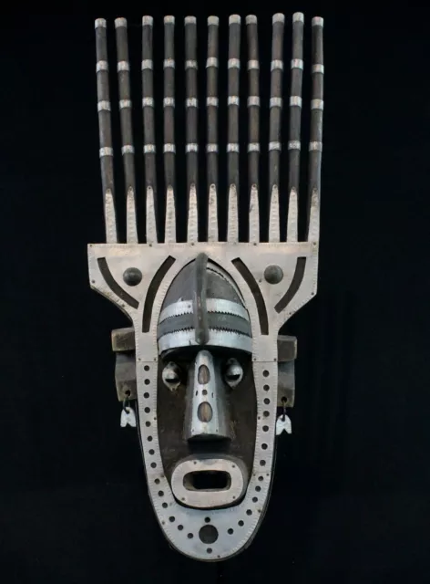 Arte Africana Africano Máscara - Máscara Peine Ntomo - marka - Bambara - 62 CMS