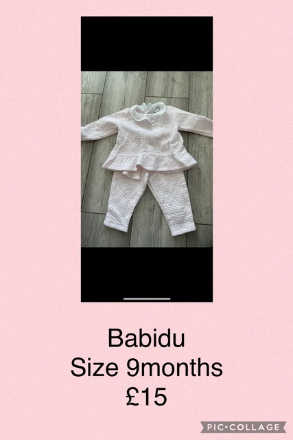 vestiti bambine 6-9/9-12 mesi pacchetto 3
