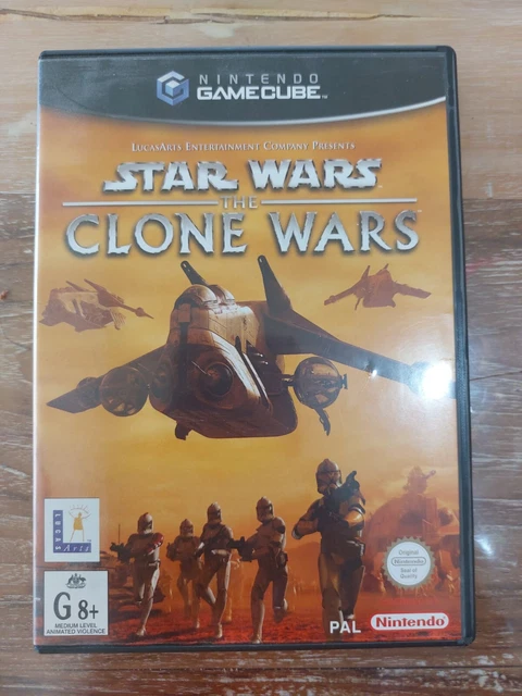 Star Wars The Clone Wars Nintendo Game Cube Missing Memory Card