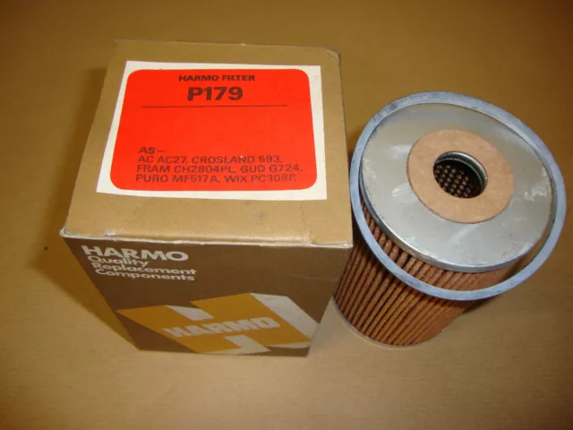 Ford Anglia/Capri/Cortina Harmo P179 Oil Filter Element