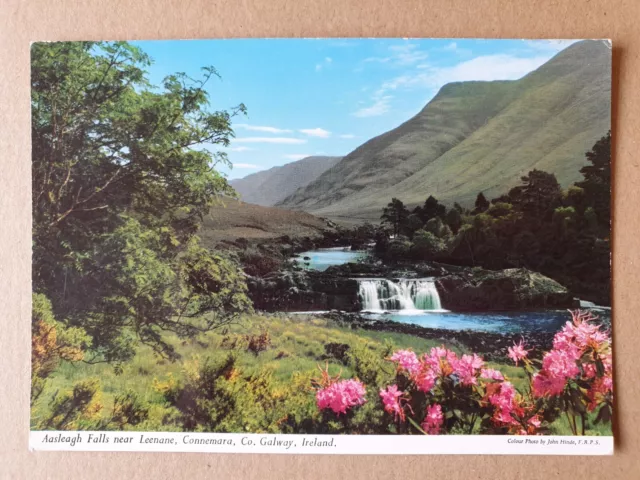 CONNEMARA Aasleagh Falls near Leenane Co Galway Vintage Postcard (Ireland)