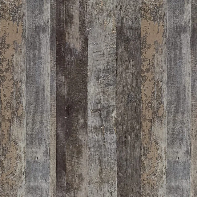 24"X118" Grey White Shiplap Peel and Stick Wallpaper Wood Contact Paper for Cabi