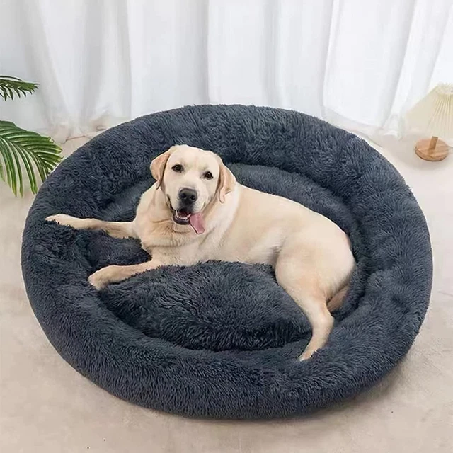 Dog Bed for Small Medium Large Dogs, 30 Inch Calming Dogs Bed, Washable-Round Co