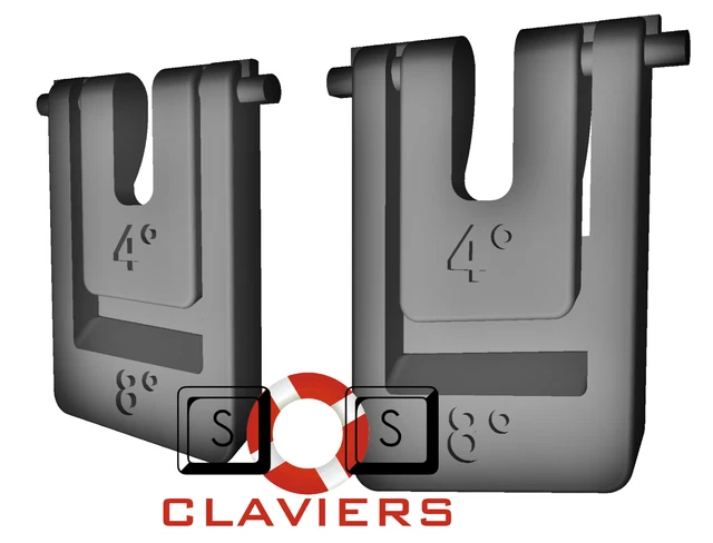 Pied De Support Pour Clavier Logitech K800 Sans Fil Rétroéclairé - Occasion Très Bon État