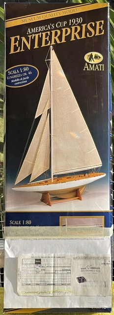Amati 1:80 Scale America's Cup 'Endeavour' 1930 Wood/Resin Ship Model 1700/52
