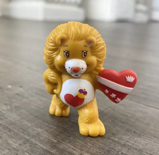 Vintage Care Bears Cousin Brave Heart Lion Mini PVC Figure 1984