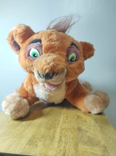 Rare Vintage Disney Large Talking Kovu Lion 20" Soft Toy The Lion King