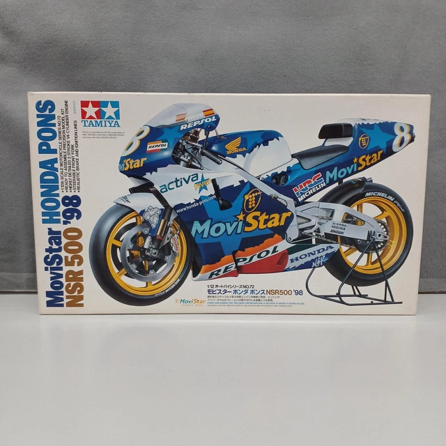 TAMIYA 1/12 MOVISTAR Honda Pons NSR500 '98 WGP500 #14072
