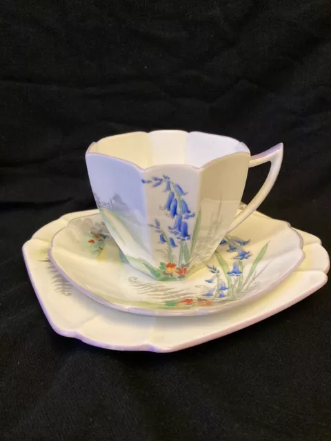 Shelley  Art Deco Queen Anne 11676 Bluebell’s  Very  Very Rare Pattern