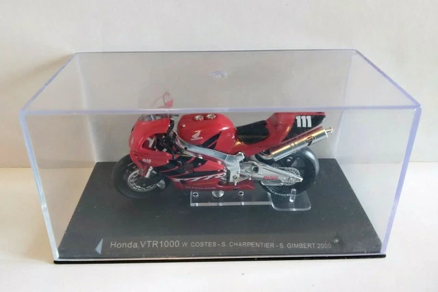 Moto Honda VTR 1000 W.Costes S.Charpentier S.Gimbert 2000 Échelle 1  24