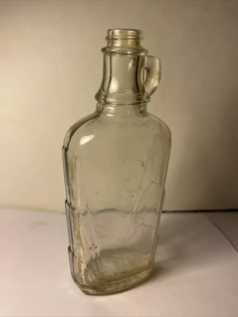 Antique Glass Syrup Bottle