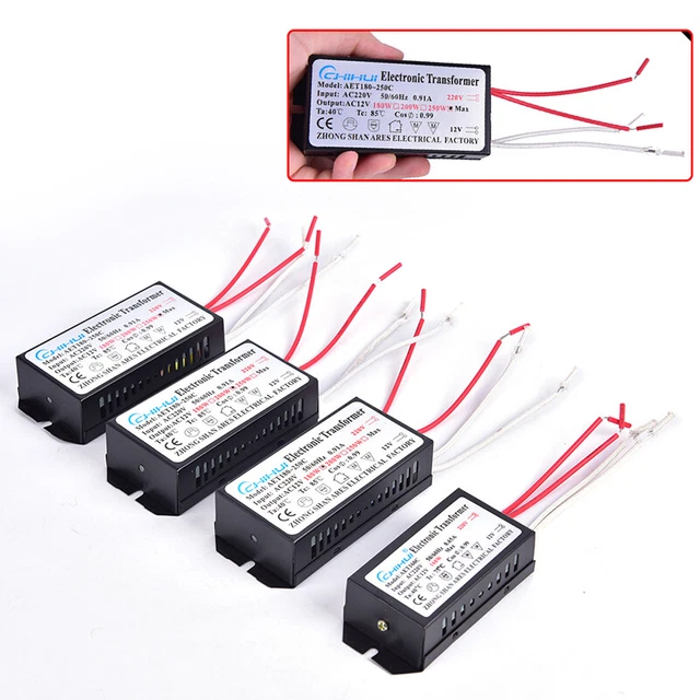 AUNMAS 110V To 12V Electronic Transformer, 120V Ac To 12V Dc Transformer Voltage