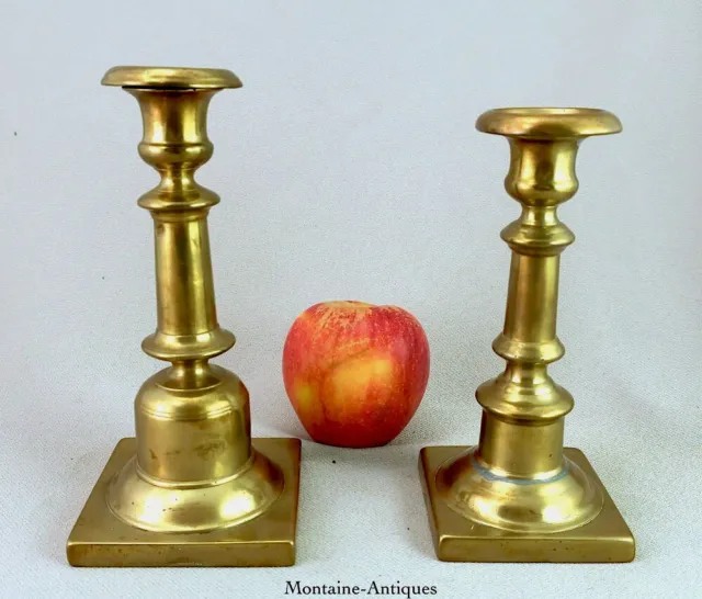 Two Unique Classical Signed English  Candlesticks c. 1790