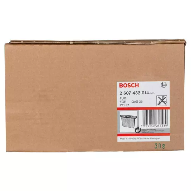 Bosch Faltenfilter Cellulose für GAS 25 2607432014 3