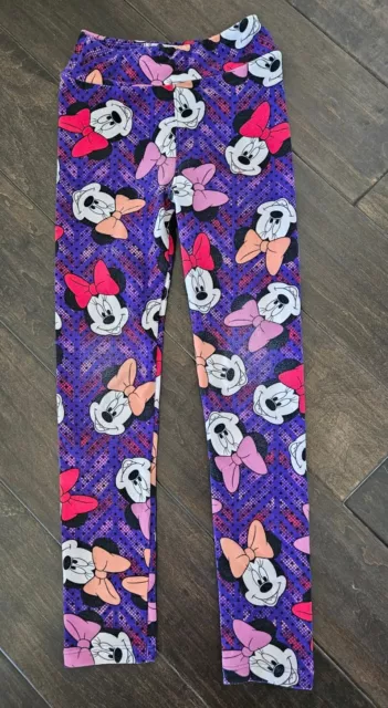 Disney Minnie Mouse Lularoe kids girls  L/XL leggings