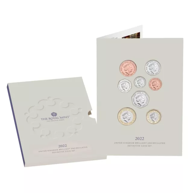 2022 Definitive 8 Coin Set Royal Mint Brilliant Uncirculated  **LIMITED OFFER**