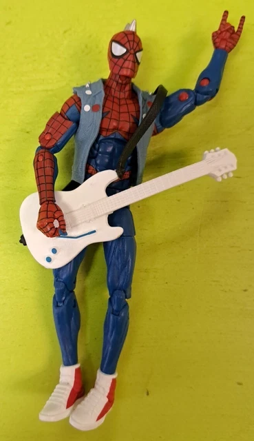 MARVEL LEGENDS SPIDER-MAN LIZARD WAVE SPIDER PUNK ACTION FIGURE Loose