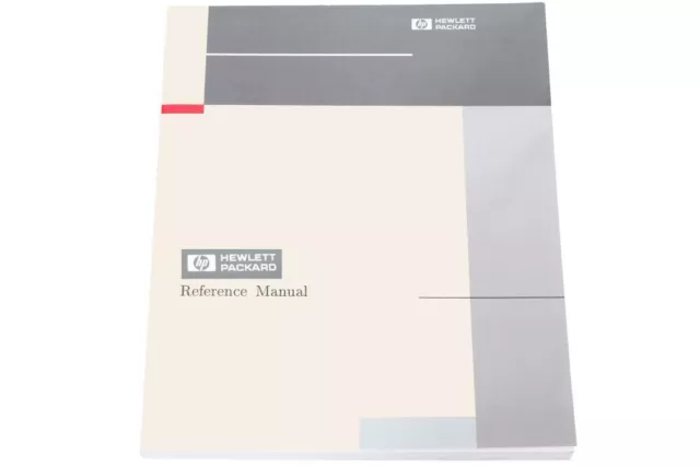 Hewlett Packard 74210-90929 HP Design Capture System DCS Reference Manual