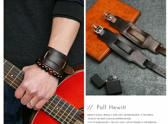 Bracciale Punk – Pelle Marrone Con Punte Nere - Foto 13