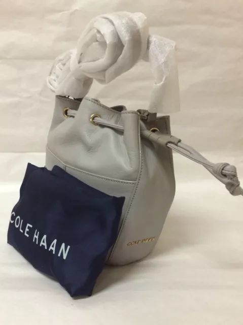 NWT Cole Haan Paloma Leather Felicity Mini Drawstring Shoulder Bag Crossbody