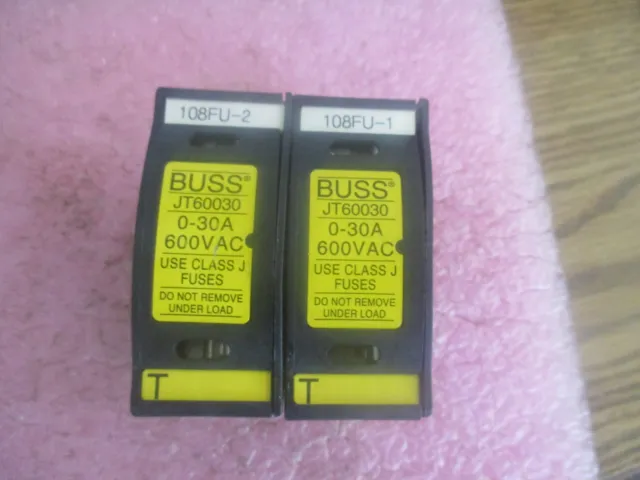 BUSS / Bussman :JT60030 Double Fusible Support W/LPJ-30SP Fusibles <