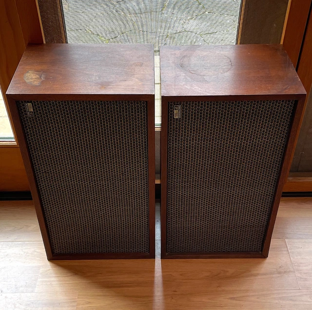 The Fisher XP-60B Home Stereo Speaker Set - Vintage Wood - Tested and Working The Fisher XP-60B Home Stereo Speaker Set - Vintage Wood - Tested and Working