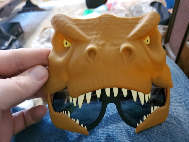 Kids Awesome Jurassic World T-Rex Dino Costume Sunglasses Universe Studios