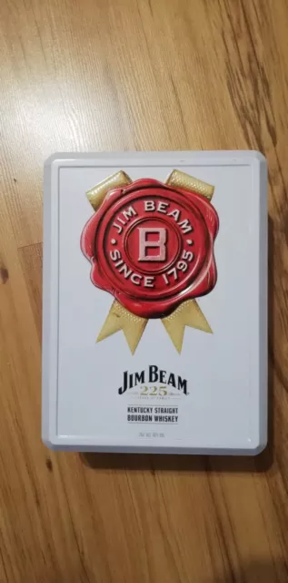 Rare collectible Jim Beam Tin Box