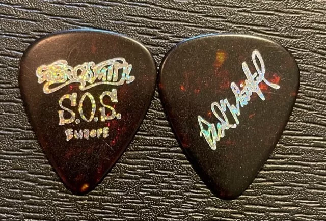 Aerosmith / Brad Whitford / Europe / Rare!! /  Tour Guitar Pick