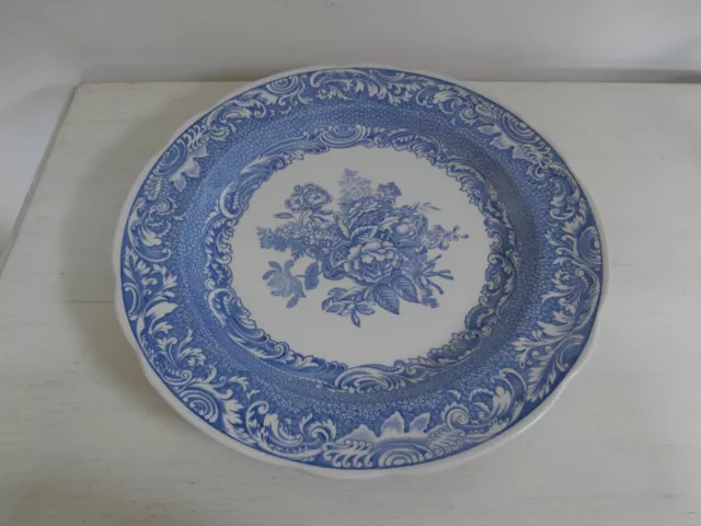 Spode The Blue Room Collection 'Byron Groups' Blue And White 10.5" Dinner Plate