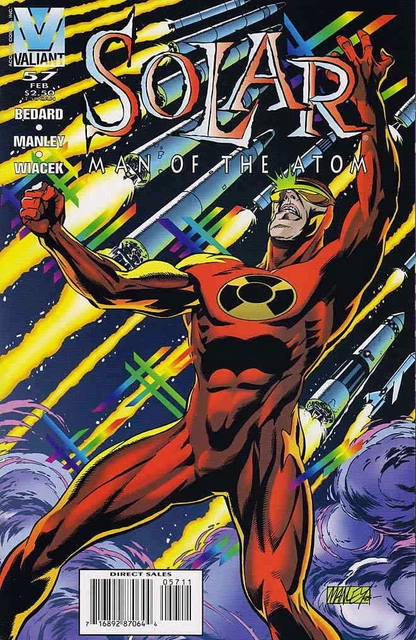 Solar, Man of the Atom #57 VF; Valiant | we combine shipping