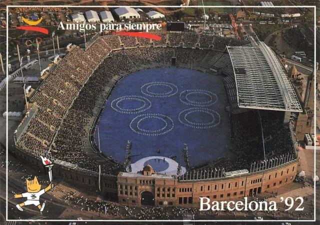 1992 Olympic Games Barcelona, original postcard.