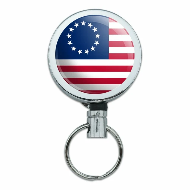 Safety Keychains For Women Porte-clés Des États-Unis, Breloque De Sac à Main Drapeau Porte Clef Voiture