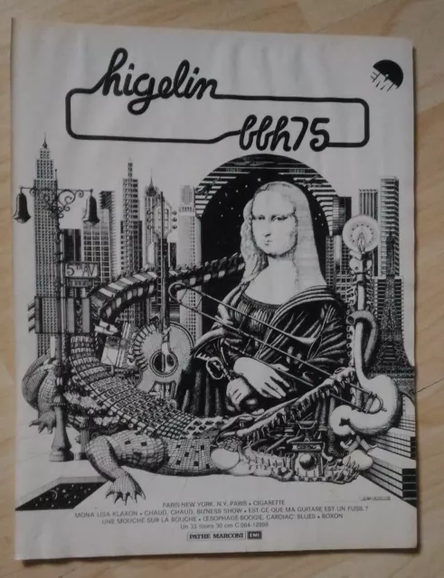 Publicité advert concert album tournée JACQUES HIGELIN  1974 Bbh75