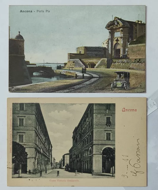 Ancona Citta'-Lotto 2 Cartoline-C3-164